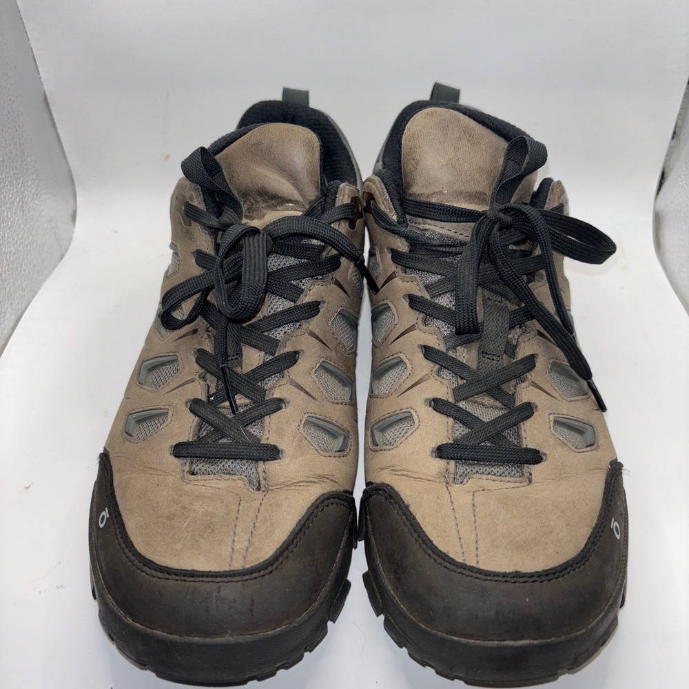 Oboz Bridger Low B-DRY Waterproof Hiking Shoes Mens 11 Brown Black Cordura